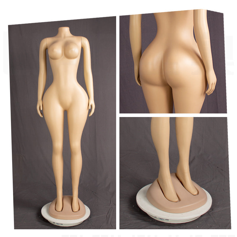 Curvy bbl Full body woman mannequin plus size whole female big hip plastic manikin have hand