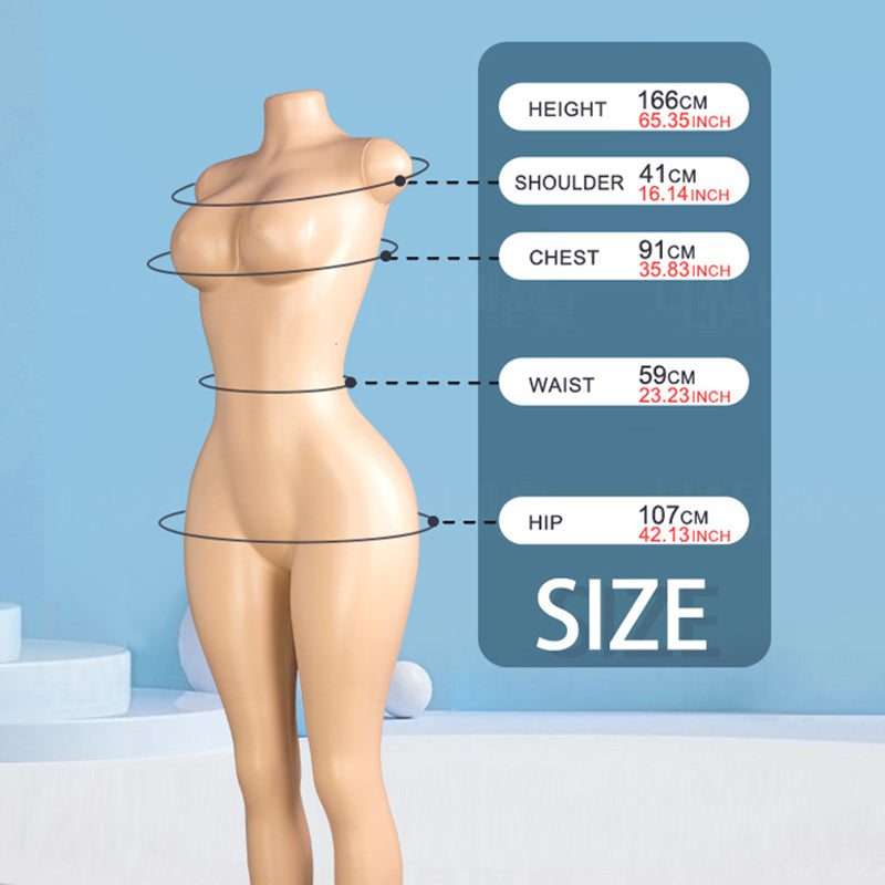 Curvy BBL mannequins Full body woman mannequin plus size whole female big hip plastic manikin