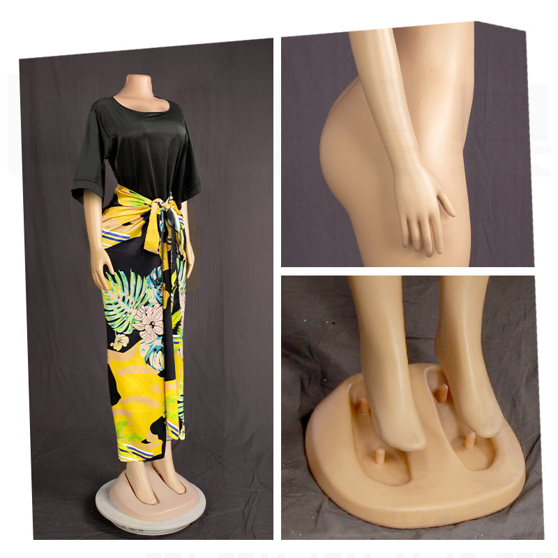 Curvy bbl Full body woman mannequin plus size whole female big hip plastic manikin have hand