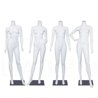 Female Fiberglass Full-body Headless Female Mannequin Clothes Shop Boutique Fashion Display Women Dummy