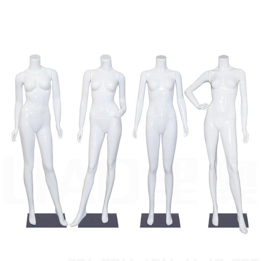 Female Fiberglass Full-body Headless Female Mannequin Clothes Shop Boutique Fashion Display Women Dummy