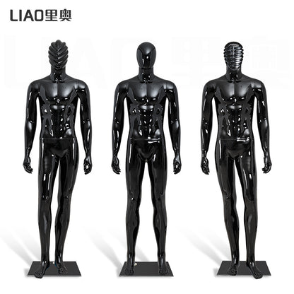 Fashion Clothing Store High-quality Male Boutique Display Plastic Male Mannequin Muscle Man Models Full-body Mannequin Men Dummy