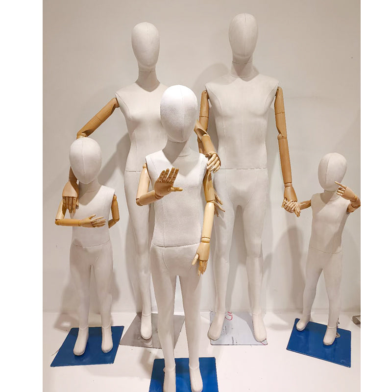 Wholesale Female male baby Children High Quality Sexy Dress Form Full Body Mannequin With Wooden Arms