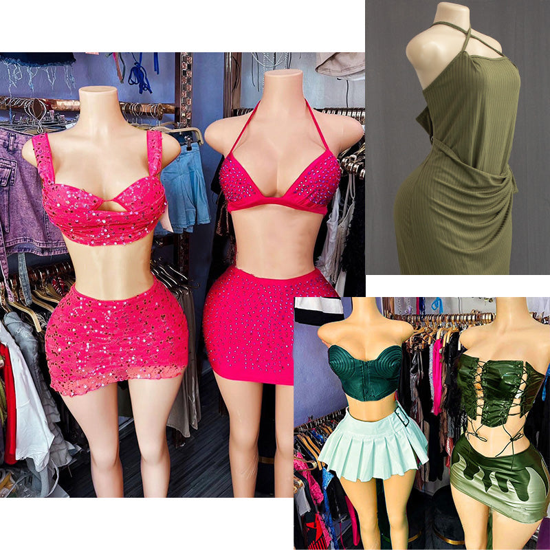 Curvy bbl Full body woman mannequin plus size whole female big hip plastic manikin have hand