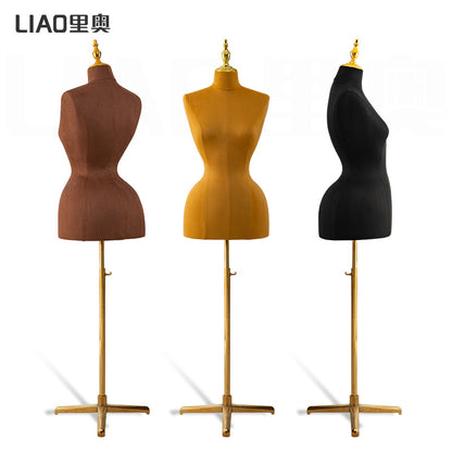 Simple Large-size Half-body Cloth Mannequins Shooting Women's Clothing Props Big Ass Big Chest