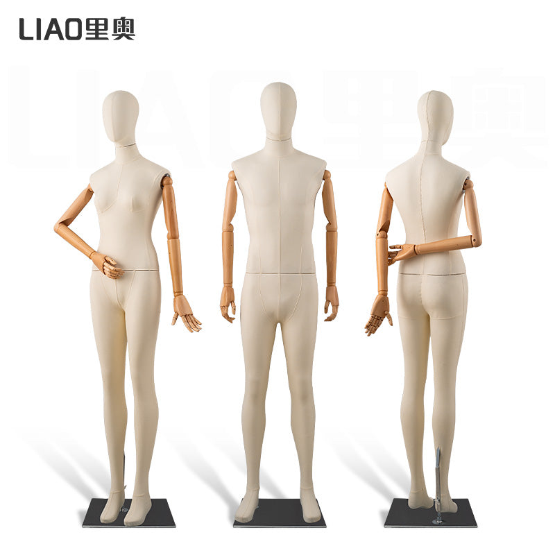 High-end men's full body fiberglass cloth model props men's clothing store display rack full body clothing model fake human body