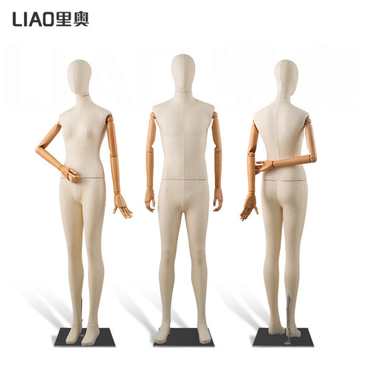 High-end men's full body fiberglass cloth model props men's clothing store display rack full body clothing model fake human body