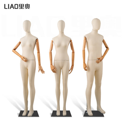High-end men's full body fiberglass cloth model props men's clothing store display rack full body clothing model fake human body