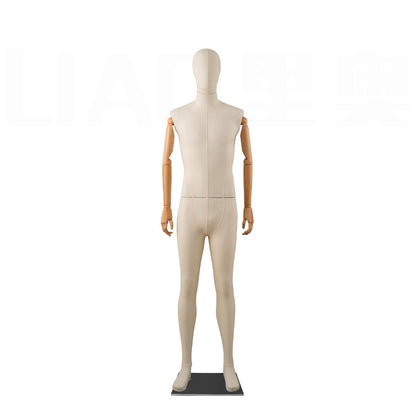 High-end men's full body fiberglass cloth model props men's clothing store display rack full body clothing model fake human body