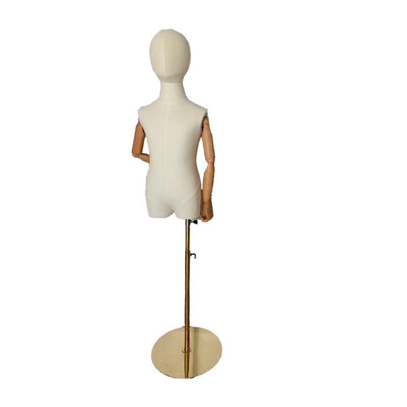 Wholesale Female male baby Children High Quality Sexy Dress Form Full Body Mannequin With Wooden Arms