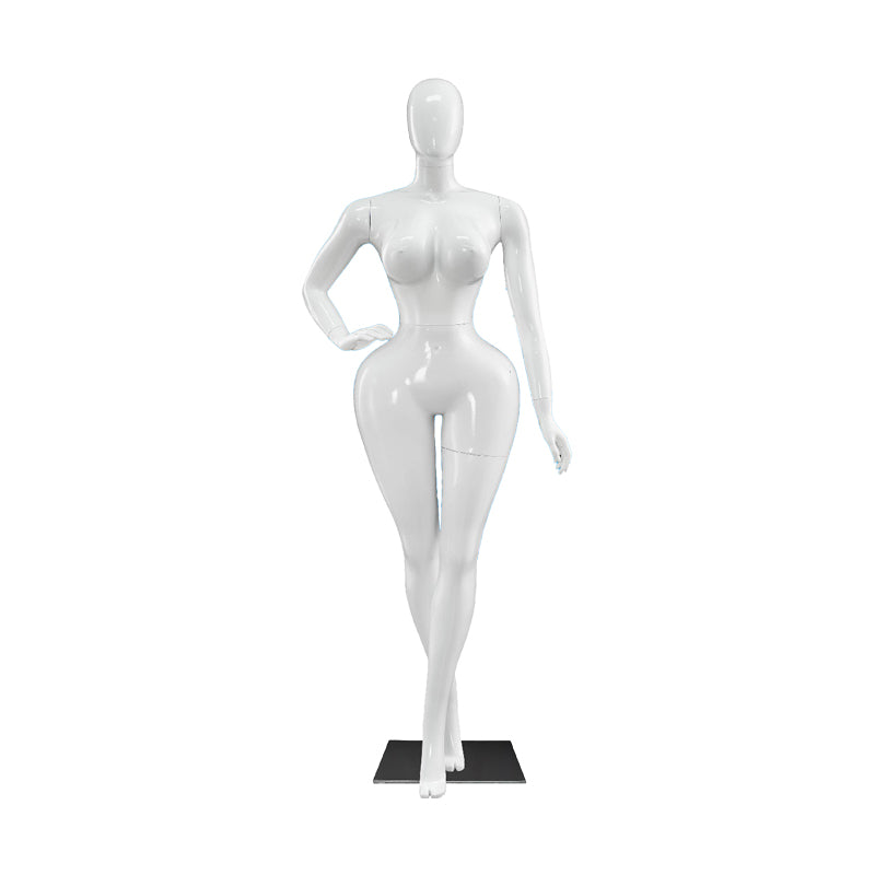 Plus-Size Female Mannequin – EU/US Size, Clothing Display Stand, Boutique Store Display Prop