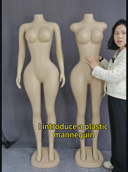 Curvy BBL mannequins Full body woman mannequin plus size whole female big hip plastic manikin