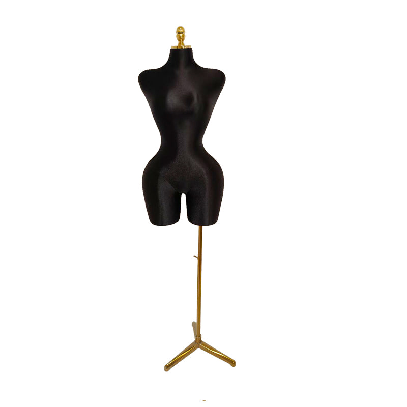 High-quality hard foam Pinable Dress Form Tailor Pushpin Mannequin Female Fabric Plus Size Torso Dress Foam Doll Adult Half Body with Base