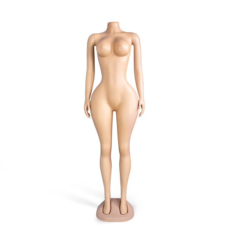 Curvy bbl Full body woman mannequin plus size whole female big hip plastic manikin have hand