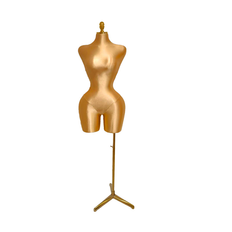 High-quality hard foam Pinable Dress Form Tailor Pushpin Mannequin Female Fabric Plus Size Torso Dress Foam Doll Adult Half Body with Base